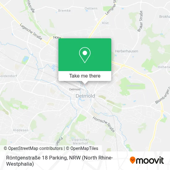 Röntgenstraße 18 Parking map