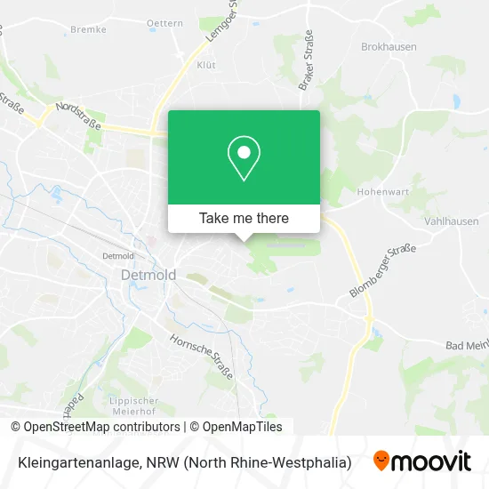 Kleingartenanlage map