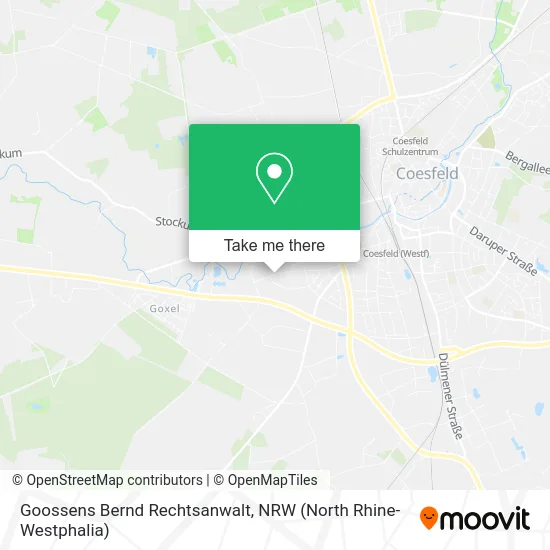 Карта Goossens Bernd Rechtsanwalt