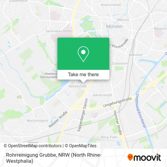 Rohrreinigung Grubbe map