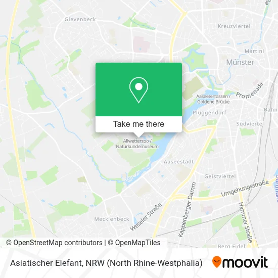 Asiatischer Elefant map