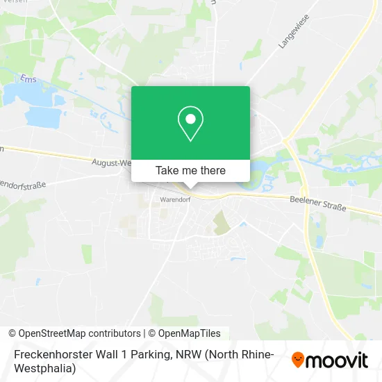 Freckenhorster Wall 1 Parking map