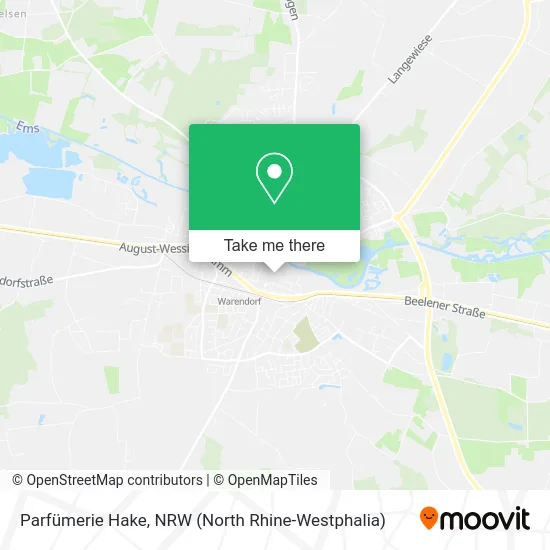 Parfümerie Hake map