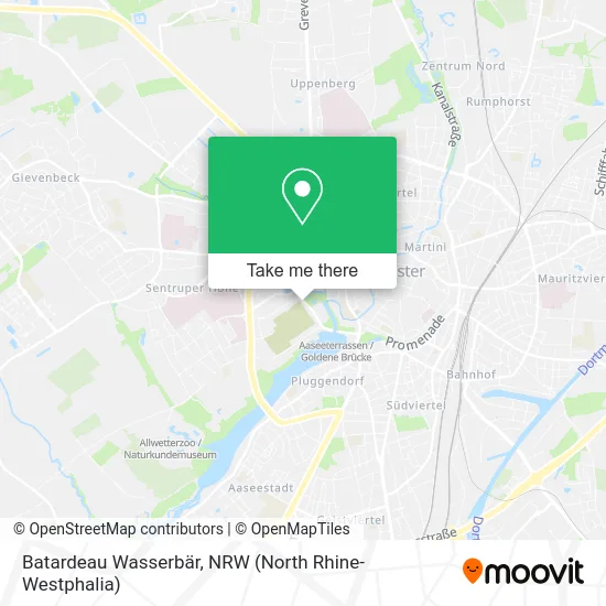 Карта Batardeau Wasserbär