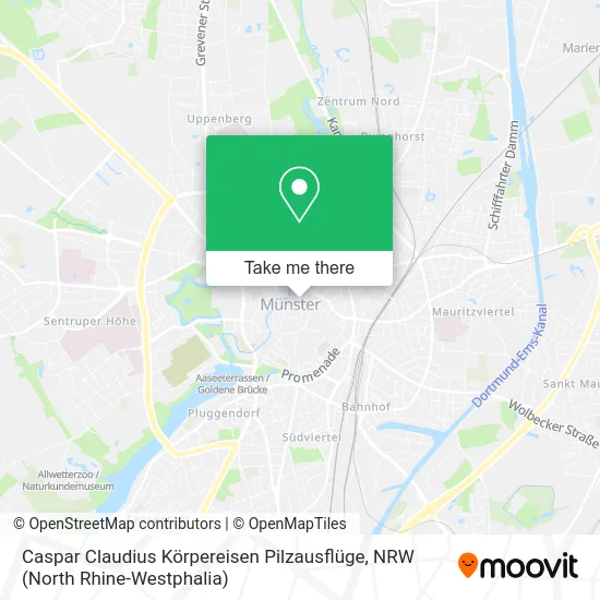 Карта Caspar Claudius Körpereisen Pilzausflüge