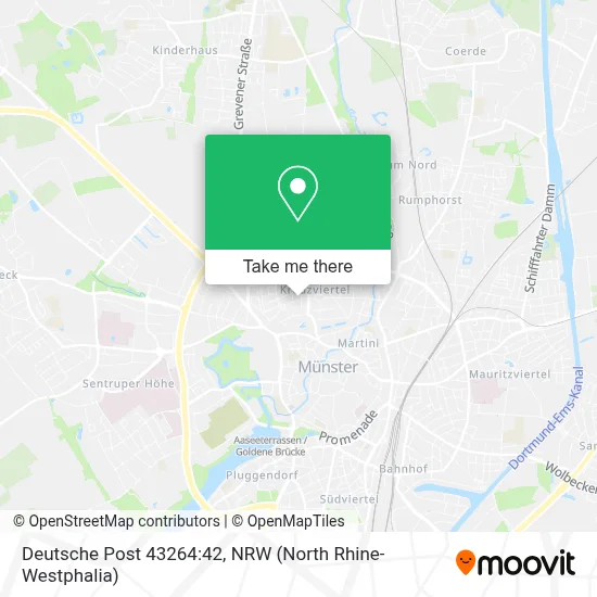 Deutsche Post 43264:42 map