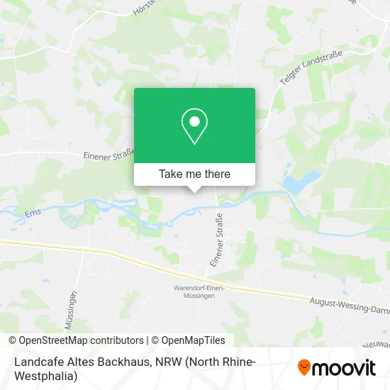 Карта Landcafe Altes Backhaus