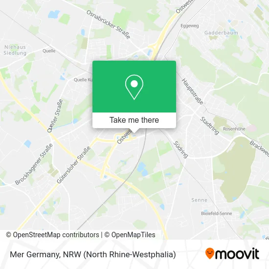 Карта Mer Germany