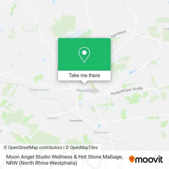 Карта Moon Angel Studio Wellness & Hot Stone Maßage