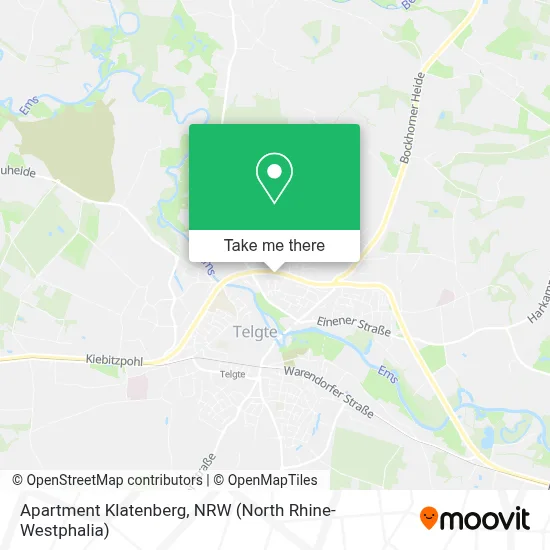 Apartment Klatenberg map