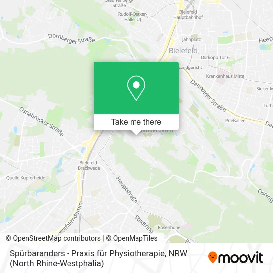 Карта Spürbaranders - Praxis für Physiotherapie