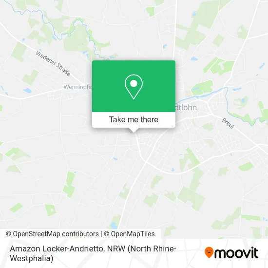 Карта Amazon Locker-Andrietto