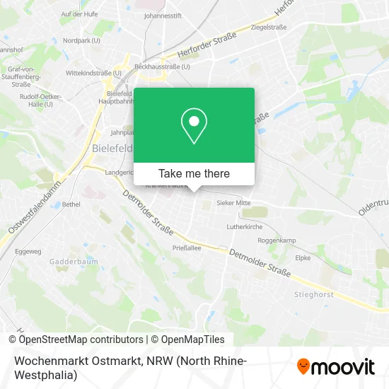 Wochenmarkt Ostmarkt map