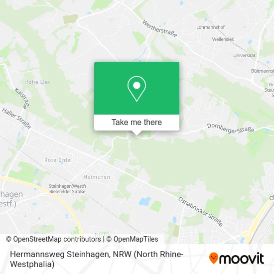 Карта Hermannsweg Steinhagen