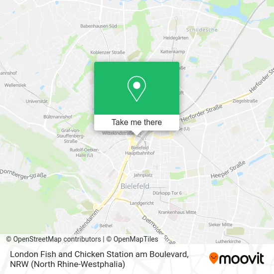 Карта London Fish and Chicken Station am Boulevard