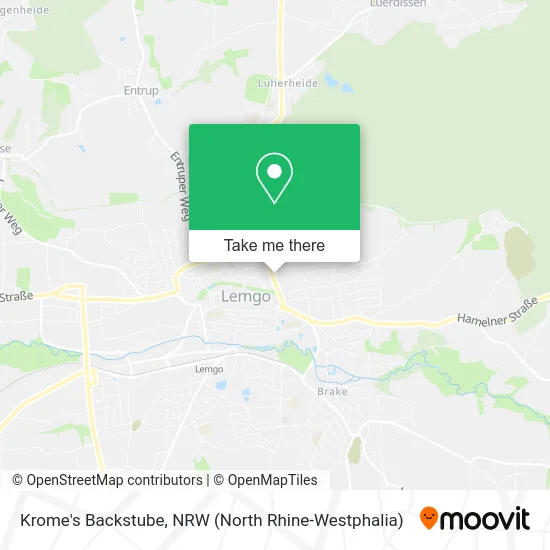 Карта Krome's Backstube