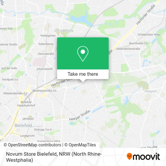 Карта Novum Store Bielefeld