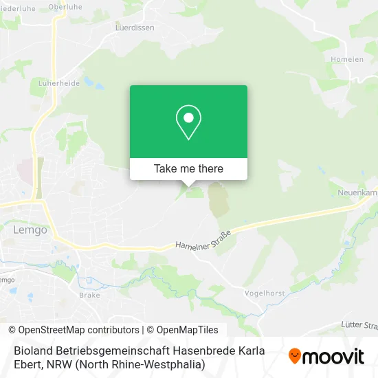 Карта Bioland Betriebsgemeinschaft Hasenbrede Karla Ebert