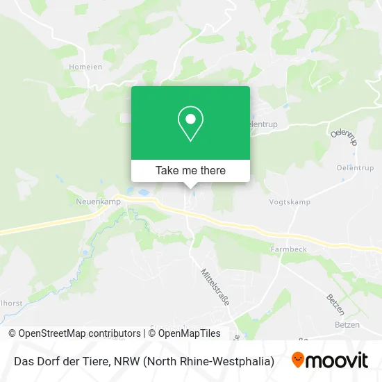 Das Dorf der Tiere map