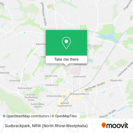 Карта Sudbrackpark