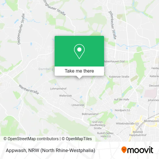 Карта Appwash