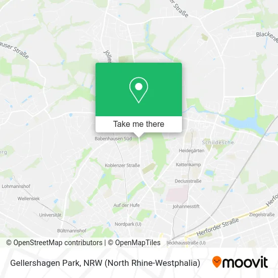 Gellershagen Park map