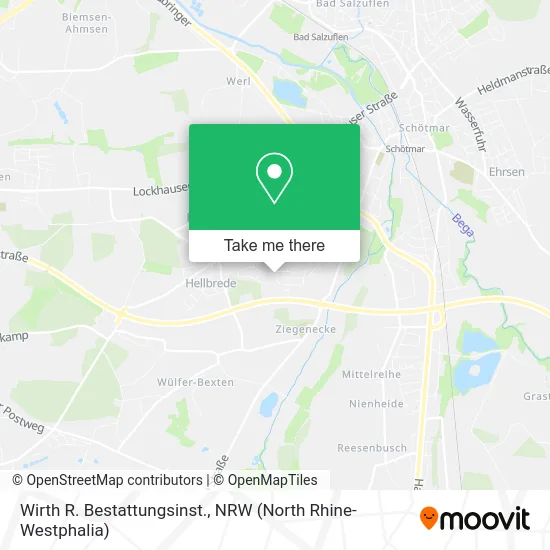 Карта Wirth R. Bestattungsinst.