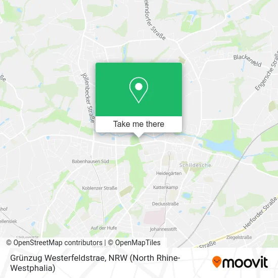 Карта Grünzug Westerfeldstrae
