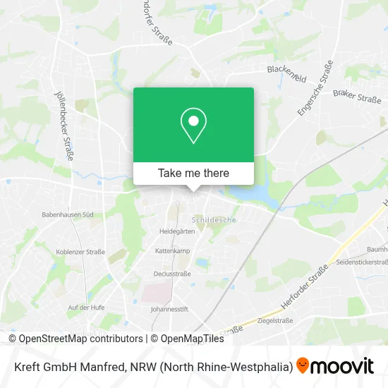 Kreft GmbH Manfred map