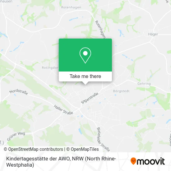 Карта Kindertagesstätte der AWO