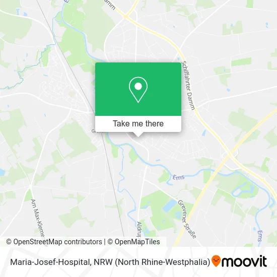 Maria-Josef-Hospital map