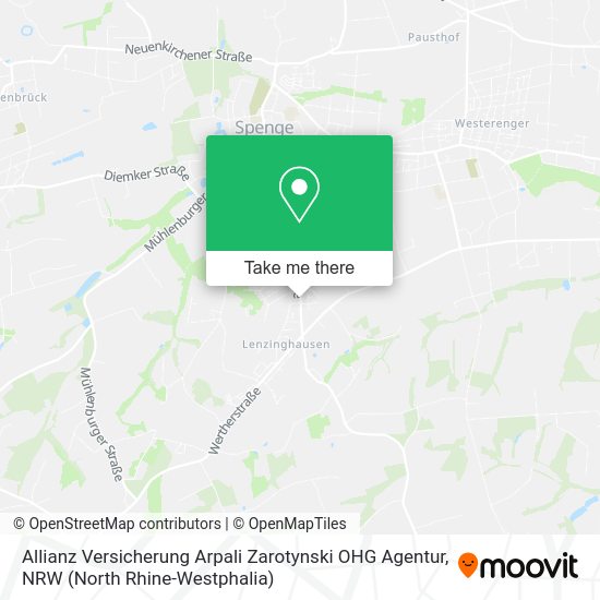 Карта Allianz Versicherung Arpali Zarotynski OHG Agentur