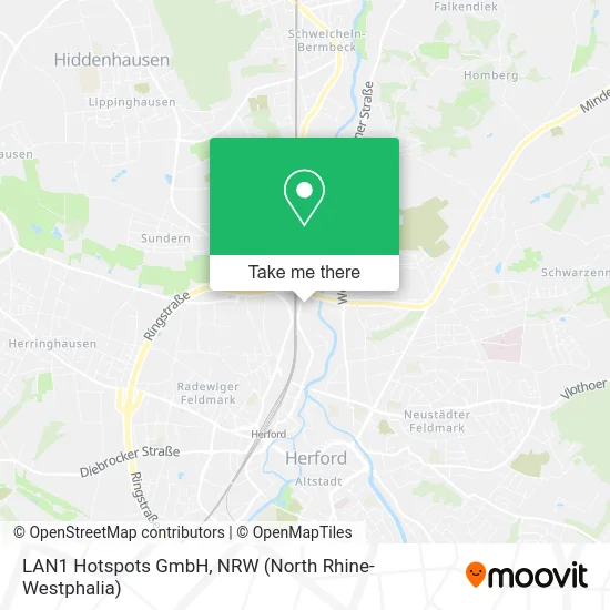 LAN1 Hotspots GmbH map