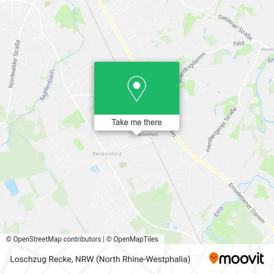 Карта Loschzug Recke