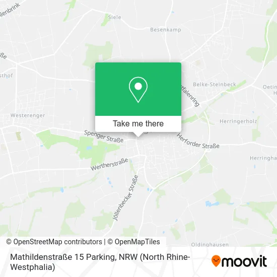 Карта Mathildenstraße 15 Parking