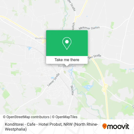 Карта Konditorei - Cafe - Hotel Probst