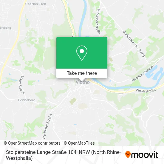 Stolpersteine Lange Straße 104 map