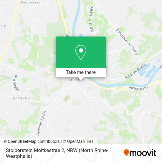 Карта Stolperstein Moltkestrae 2