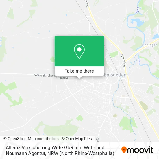 Карта Allianz Versicherung Witte GbR Inh. Witte und Neumann Agentur