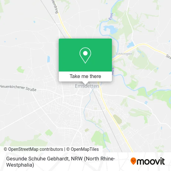 Карта Gesunde Schuhe Gebhardt
