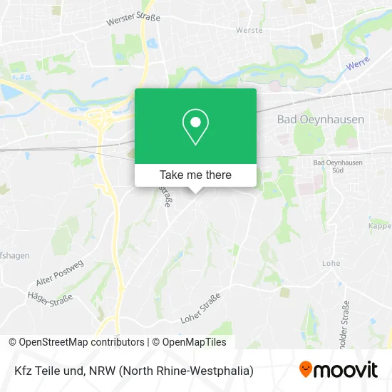 Kfz Teile und map