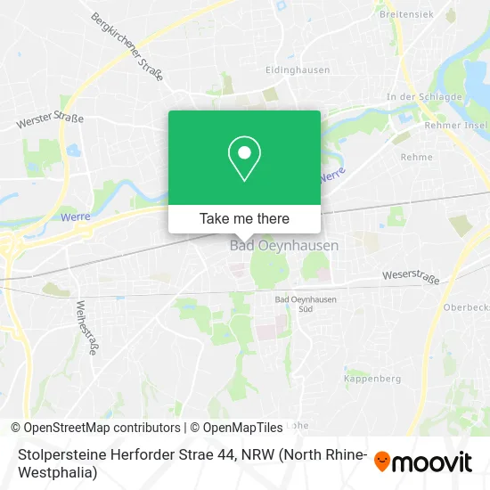 Карта Stolpersteine Herforder Strae 44