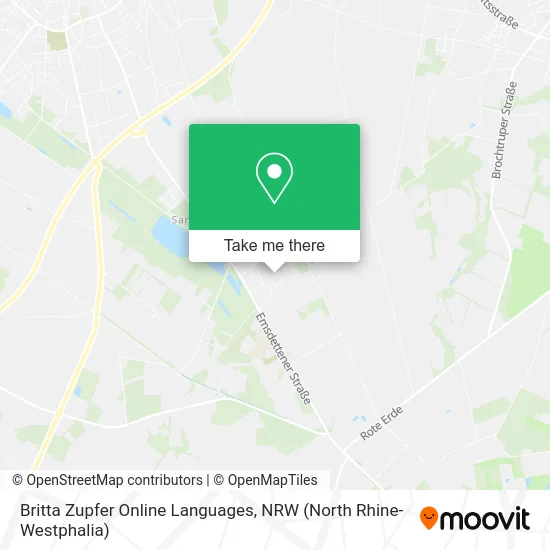 Карта Britta Zupfer Online Languages