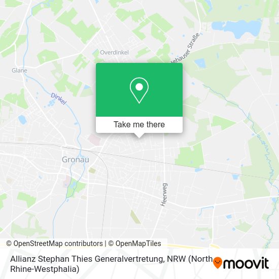 Карта Allianz Stephan Thies Generalvertretung