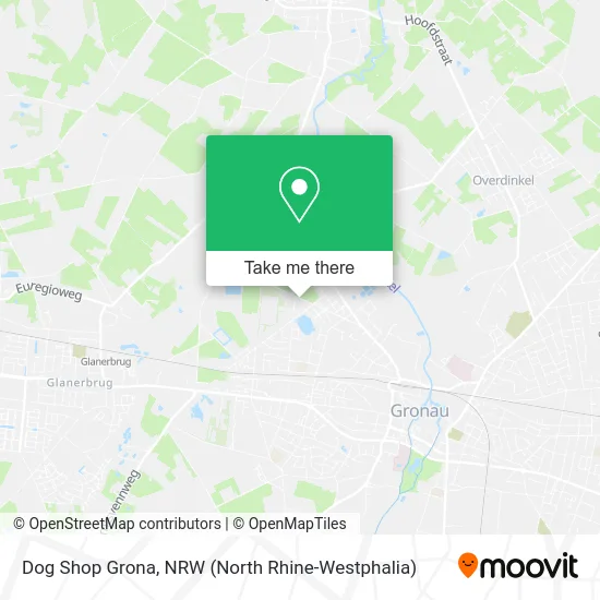 Dog Shop Grona map