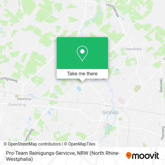 Карта Pro-Team Reinigungs-Servicve
