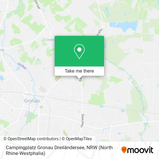 Карта Campingplatz Gronau Dreiländersee
