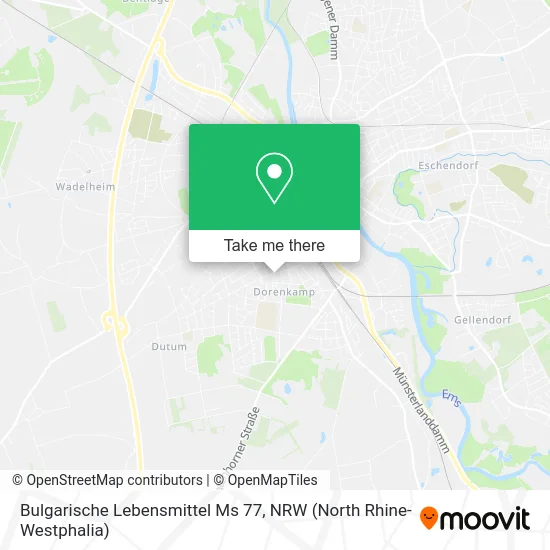Карта Bulgarische Lebensmittel Ms 77