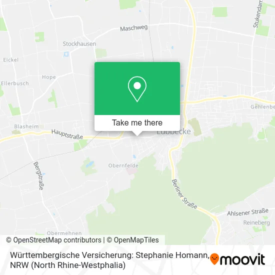 Württembergische Versicherung: Stephanie Homann map