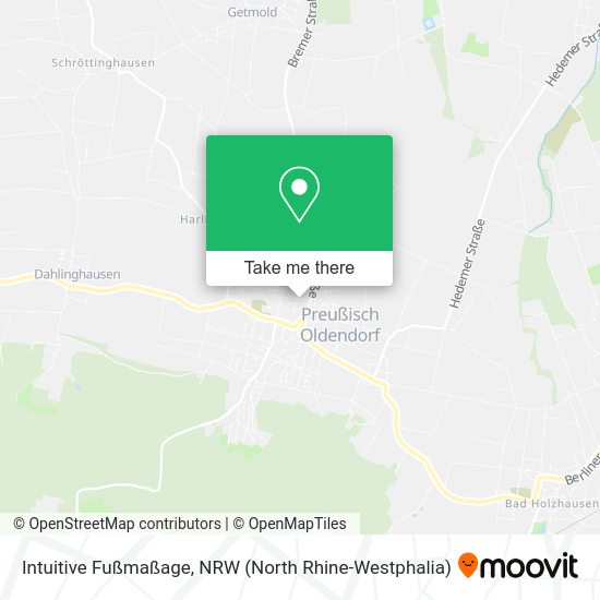 Карта Intuitive Fußmaßage
